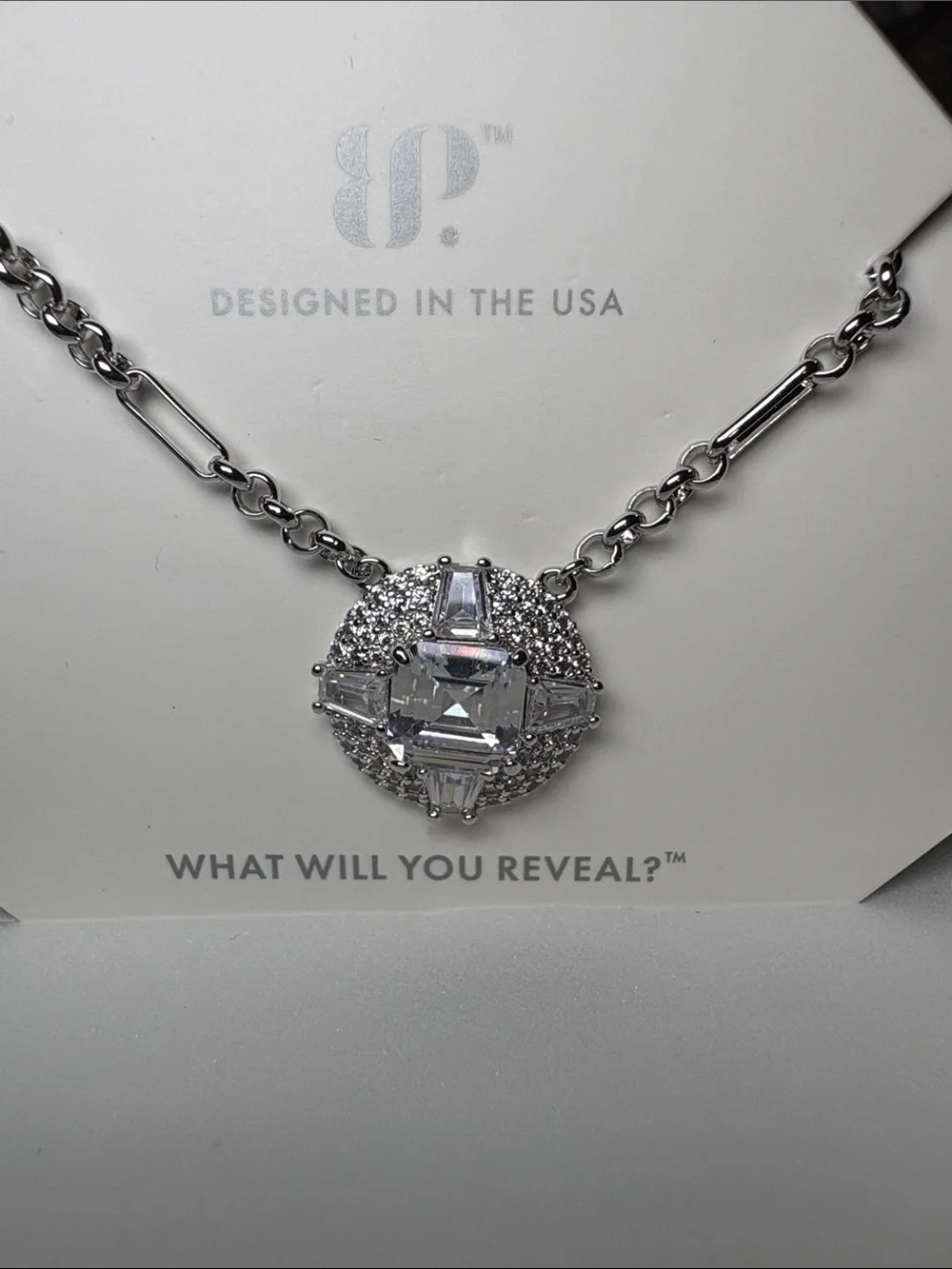 Bomb Party - OG Necklace - Exclusive Bringback - Diamond CZ - Rhodium